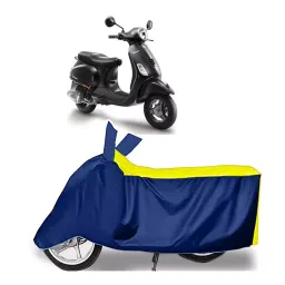 Auto Pearl Two Wheeler Cover for Piaggio Notte 125 BS6 - Yellow, Blue-picture-13