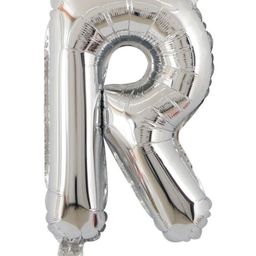 Bubble Trouble English Alphabet Letters Foil Letter Balloons for Party Decoration Letter R - Silver-picture-12