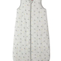 Snugtime Sleeveless Padded Baby Sleeping Bag-Grey|Baby Sleep Sack|Soft Fabric|All-over Printed|TOG Rating of 2.5|For Unisex of age 12-18 Months-picture-11