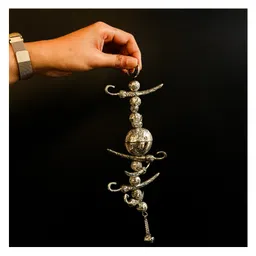 Arte Casa German Silver Nazar Battu (7 Chillies &1 Lemon) Silver image 3