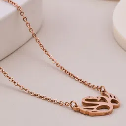 GC PREMIUM JEWELLERY Rose Gold-Plated Animal Shaped Pendants with Chains image 2