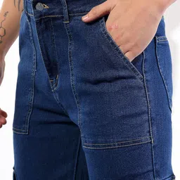 Stylecast X Kotty Men Solid Comfort Regular Fit Mid-Rise Stretchable Jeans image 2