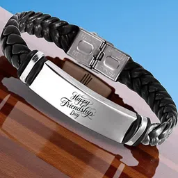 Sullery Silver-Plated Leather Cuff Bracelet-picture-31