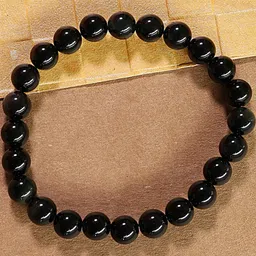 Divine souvenirs Unisex Artificial Beaded Elasticated Bracelet image 2