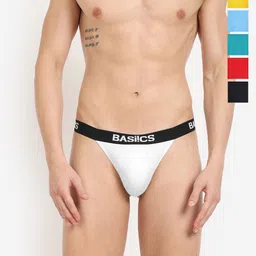 BASIICS by La Intimo Pack of 6 Anti-Microbial Thong Briefs IBCSTH010F0MC-picture-12