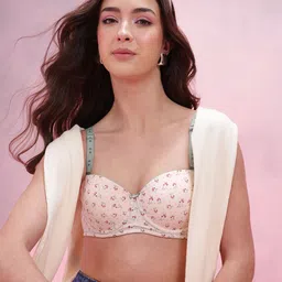 DressBerry Floral Print Medium Coverage Lightly Padded- Bra image 1