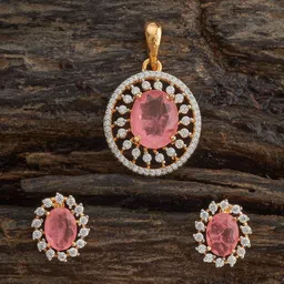 Kushal's Fashion Jewellery Gold-Plated Zircon Stone Embellished Bridal PeacockEarrings-picture-37