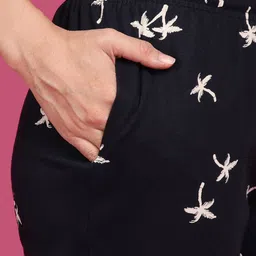 Kryptic Pack Of 2 Printed Cotton Mid-Rise Lounge Pants image 3