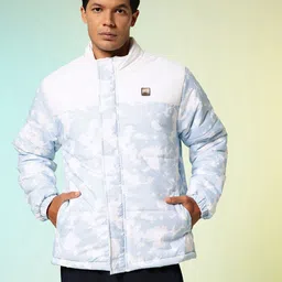 HRX by Hrithik Roshan Abstract Printed Outdoor Puffer Jacket image 2