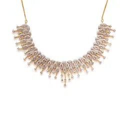 TRINK American Diamond Studded Jewellery Set image 3