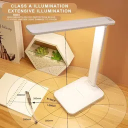 idoleshop Rechargeable LED Touch On/Off Switch Desk Table Lamp Study Lamp image 2