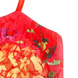 LULU & SKY Floral Print Bodycon Midi Dress image 4