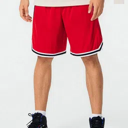 TARMAK By Decathlon Kids' Reversible Basketball Shorts SH500 - Red/Beige-picture-29