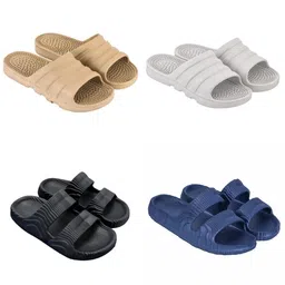 Feel alive Men Set of 4 Sliders Flip Flops-picture-40