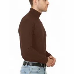 Leotude Men Turtle Neck T-shirt image 3