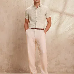 U.S. Polo Assn. Denim Co. Men Slim Fit Floral Printed Spread Collar Casual Shirt image 5