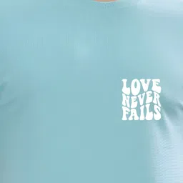 FALTU.CO Men Typography Printed Round Neck Pure Cotton Oversized T-shirt image 3