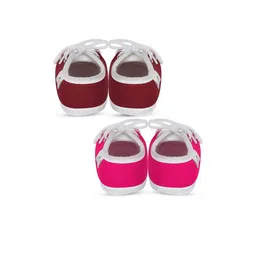NESKA MODA Kids Set of 2 Cotton Booties image 3