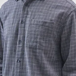 HIGHLANDER Checked Spread Collar Pure Cotton Casual Shirt image 2