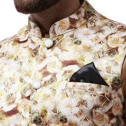 B BEN Sleeveless Self Design Men Jacket () image 2