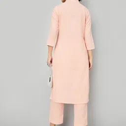 max Floral Embroidered Thread Work Kurta With Trouser image 4