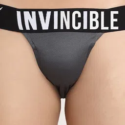 Invincible Open Back Supporter Or Jockstrap Thong Briefs ST5485XR1DGRXS image 4