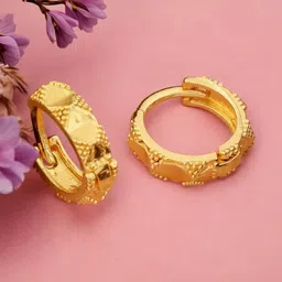 SHREE KRISHNA SHOPPING Gold-Plated Brass Earrings image 1