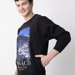 Mast & Harbour Photographic Print Drop-Sleeves Fleece Sweatshirt image 5