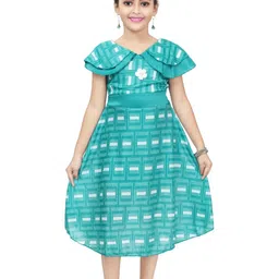 CHANDRIKA Print Layered Fit & Flare Midi Dress-picture-46