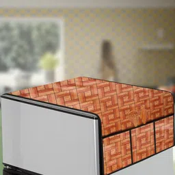 The Furnishing Tree Brown Plastic Refrigerator Cover-picture-25