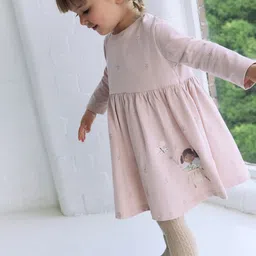 NEXT Floral Print Empire Midi Dress-picture-47