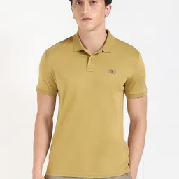 Calvin Klein Men Solid Polo Collar Cotton T-shirt-picture-39