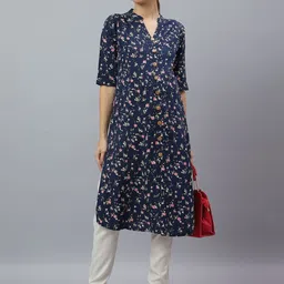 Mammas Maternity Printed V-Neck Maternity Kurti image 5