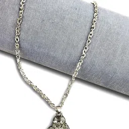 Utkarsh Silver-Plated Contemporary Pendants with Chains image 4