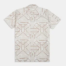 CAVIO Boys Printed Pure Cotton Shirt With Shorts image 3