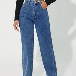 ROBECULT COLLECTION Women Comfort High Rise Plus Size Straight Fit Stretchable Jeans-picture-14