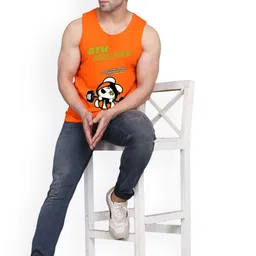 SLOWLORIS Men Pack of 2 Bio-Wash Combed Cotton Innerwear Vests image 5