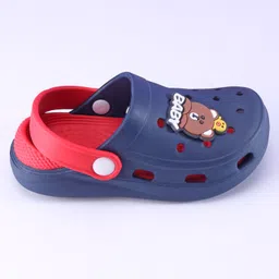 Babyoye Clogs Bear Patch - Navy image 5