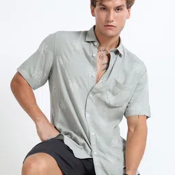 MARTIN SMITH Men Comfort Printed Casual Shirt-image-70