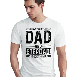 Seekbuylove Typography Printed Round Neck Short Sleeves Bio Finish Pure Cotton T-shirt-image-45