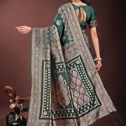 Astita Woven Design Zari Saree image 3