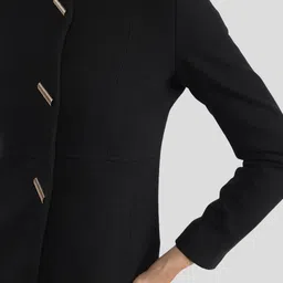 roadster Wool Solid Coat For Women image 4