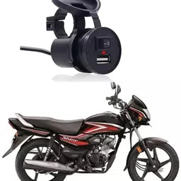 motormania Mono USB Charger Socket Power Outlet 5V 2A For Shine 100 1.2 A Bike Mobile Charger-picture-24