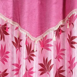 Cortina Pink Set of 2 Long Door Curtains image 3