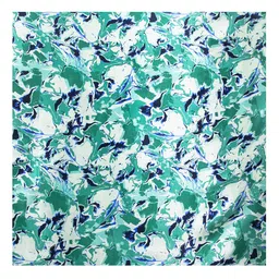 hair drama co. HAIR DRAMA COMPANY Abstract Printed Silk Satin Bandana Scarf Headband image 2