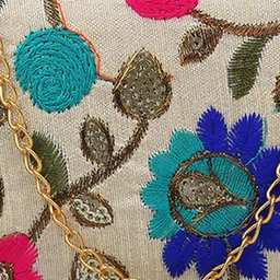 Anekaant Multicoloured Embellished Clutch image 5