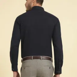 Cantabil Blue Regular Fit Solid Formal Shirt image 2