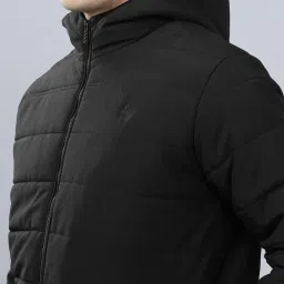 Cantabil Black Cotton Polyblend Regular Fit Jacket image 5