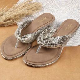 Metro Women's Gold Casual Sandals-picture-5