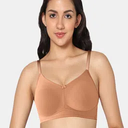 In Care Non Padded Pure Cotton Seamless T-shirt Bra - Full Coverage-picture-29